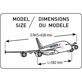 HELLER 80436 A380 AIRFRANCE S-180