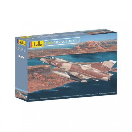 HELLER 80411 MIRAGE III 1/48 S-60