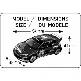 Heller 1:43 Peugeot 206 WRC 03