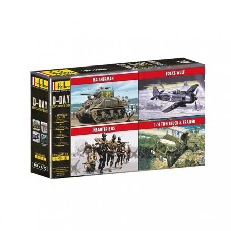 HELLER 53008 Coffret D-Day 1/72 - Zestaw