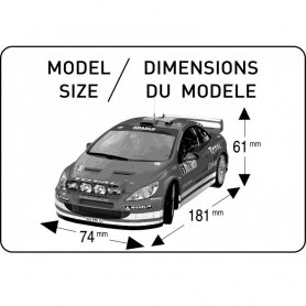 Heller 50753 Peugeot 307 1/24 S-6