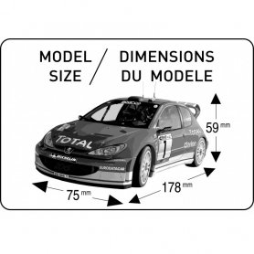 Heller 50752 Peugeot 206 1/24 S-6