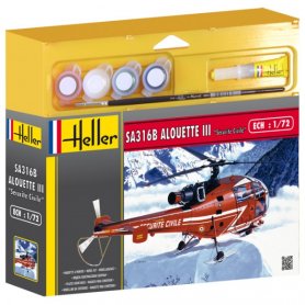 Heller 50289 Alouette III Securite Civile 1/72