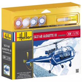 Heller 1:72 SA 316 B Alouette III Gendarmerie | w/paints |