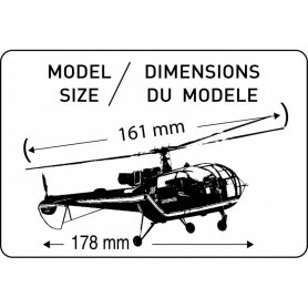Heller 1:72 SA 316 B ALOUETTE III GENDARMERIE