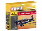 Heller 1:72 Curtiss P-40E Kittyhawk | z farbami |