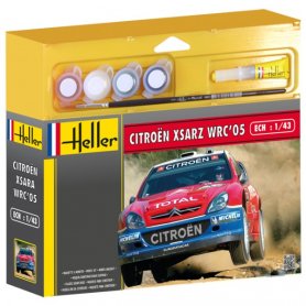 Heller 1:43 Citroen Xsara WRC '05 | Zestaw z farbkami |
