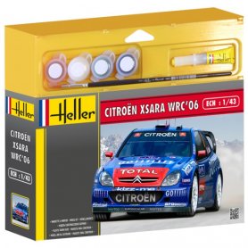 Heller 1:43 Citroen Xsara WRC 06 | Zestaw z farbkami |