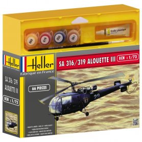 Heller 1:72 SA 316/319 Alouette III | w/paints |