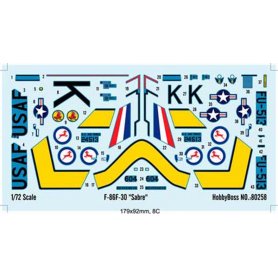 Hobby Boss 1:72 F-86F-30 Sabre