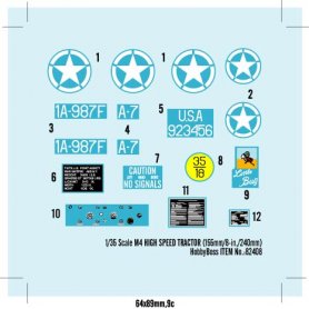 Hobby Boss 1:48 M4 High Speed Tractor 155mm/8-in./240mm