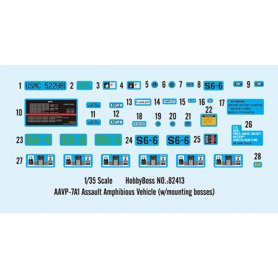 Hobby Boss 1:35 AAVP-7A1 w/mounting bosses 