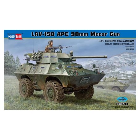 HOBBY BOSS 82421 1/35 LAV-150 APC 90mm Mecar gun