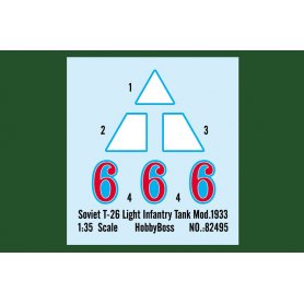 HOBBY BOSS 82495 1/35 Soviet T-26 Light Infantry T