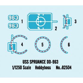 Hobby Boss 1:35 USS SPRUANCE DD-963
