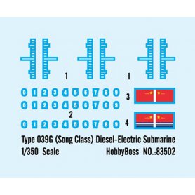 Hobby Boss 1:350 PLAN Type 039 Song class SSG 