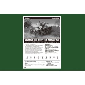 Hbby boss 1:35 Soviet T-26 Light Infantry Tank Mod.1936/1937