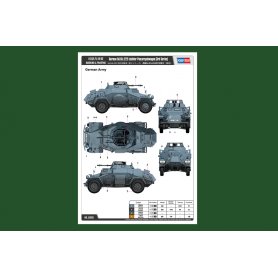 Hobby Boss 1:35 German Sd.Kfz.222 Leichter Panzerspahwagen (3rd Series) 