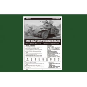 Hobby Boss 1:35 German Sd.Kfz.222 Leichter Panzerspahwagen (3rd Series) 