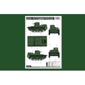 Hobby Boss 1:35 Soviet T-37 Amphibious Light Tank - Early