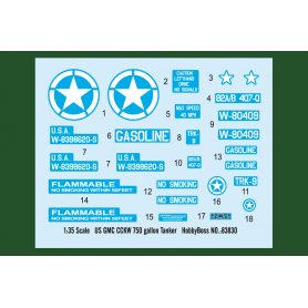 Hobby Boss 1:35 GMC CCKW 750 gallon Tanker