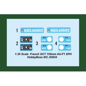 Hobby Boss 1:35 French GCT 155mm AU-F1 SPH 