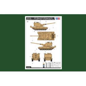 Hobby Boss 1:35 GCT 155mm AU-F1 SPH Based on T-72