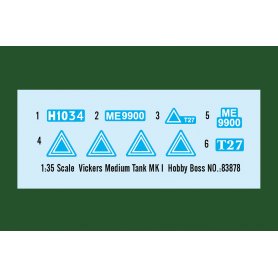 Hobby Boss 1:35 Vickers Medium Tank MK I