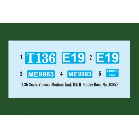 Hobby Boss 1:35 Vickers Medium Tank MK II