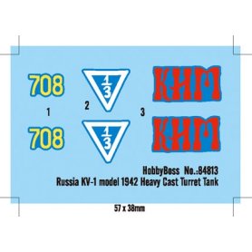 Hbby Boss 1:48 Russian KV-1 Model 1942 Heavy Cast Turret Tank