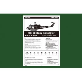 Hobby Boss 1:48 UH-1C Huey Helicopter