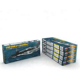 Hobby Boss 1:700 USS SSN-21 SEAWOLF ATTACK SUBMARINE