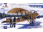 Amodel 1:72 Spad S.A.4 z nartami