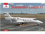 Amodel 1:72 Bombardier Learjet 55