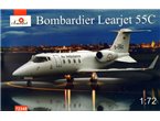 Amodel 1:72 Bombardier Learjet 55C