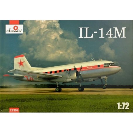 Amodel 72304 IL-14 USSR ( red )