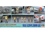 Hasegawa 1:48 Set of 6 pilots figurines