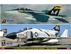 Hasegawa 1:72 F-4J Phantom II i F/A-18F Super Hornet | Jolly Rogers| 2w1 |