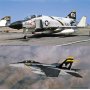 Hasegawa 1:72 F-4J Phantom II & F/A-18F Super Hornet "Jolly Rogers" Limited Edition (2 kits)
