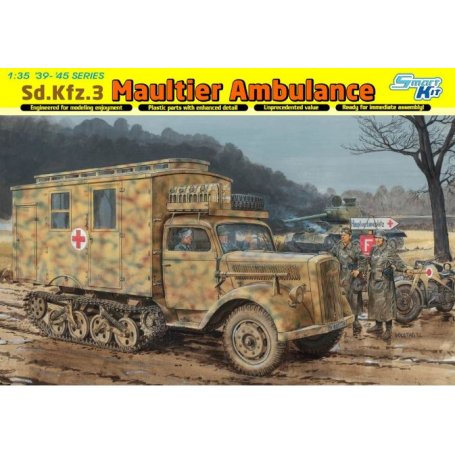 Dragon 6766 Sdkfz 3 Maultier Ambul.