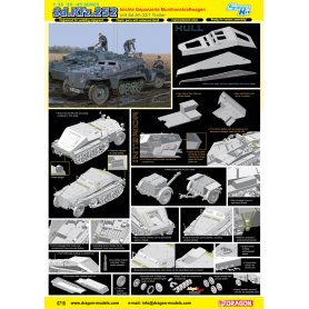 Dragon 1:35 Sd.Kfz.252 leichte Gepanzerte Munitionskraftwagen mit Sd.Ah.32/1 Trailer