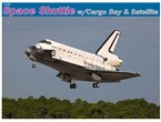 Dragon 1:144 Space Shuttle w/cargo bay and satellit