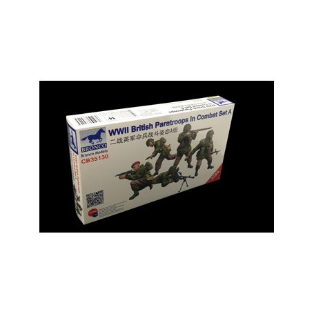 Bronco CB 1:35 WWII British Paratroops In Combat Set A