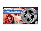 Aoshima 1:24 Wheel rims and tires WORK GNOSIS GS2 19INCH 