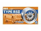 Aoshima 1:24 Wheel rims and tires BBS TYPE RSⅡ 17INCH 