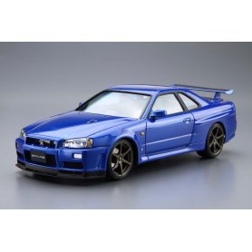 Aoshima 1:24 NISSAN BNR34 SKYLINE GT-R V-specⅡ 02