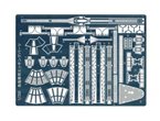 Aoshima 1:350 Set of accessories for IJN Chokai 1942 