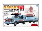 Aoshima 1:24 Safari 4WD AND TANK CAR