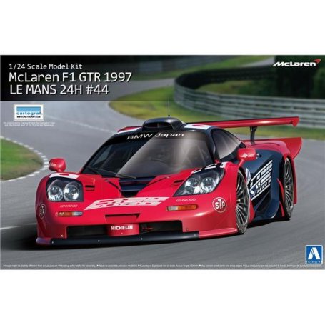 Aoshima 00751 1/24 Mclaren Gtr 1997 Le Mans-24H 