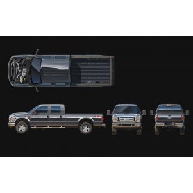 Meng 1:35 Ford F-350 Super Duty Crew Cab